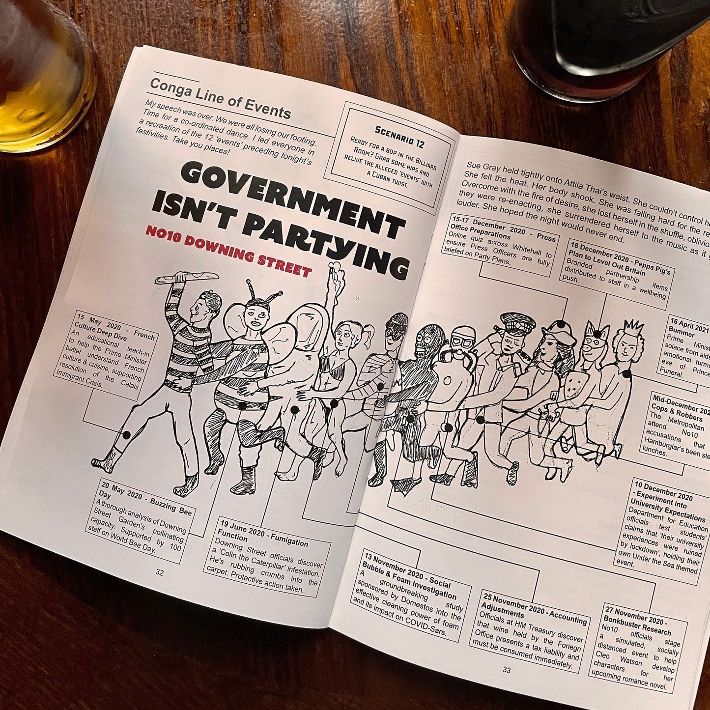 Sue Gray's Partygate Report - Anti Tory Zine & Political Gift