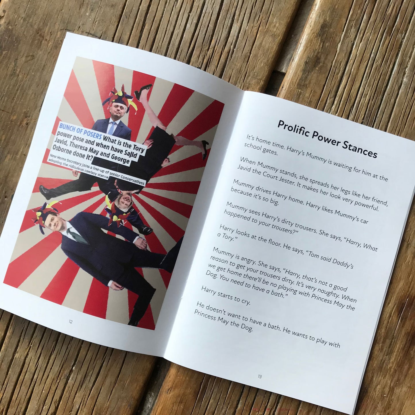 Watch Out! Your Dad's A Tory - Anti Tory Zine & Political Gift